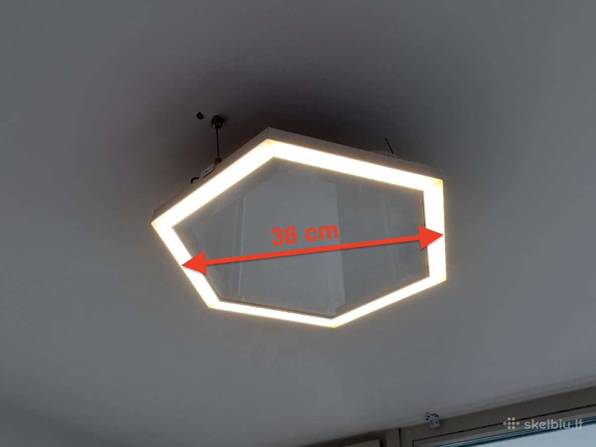 LED šviestuvai su pulteliu ir dimmeriu, 3 vnt. - nuotraukos Nr. 11