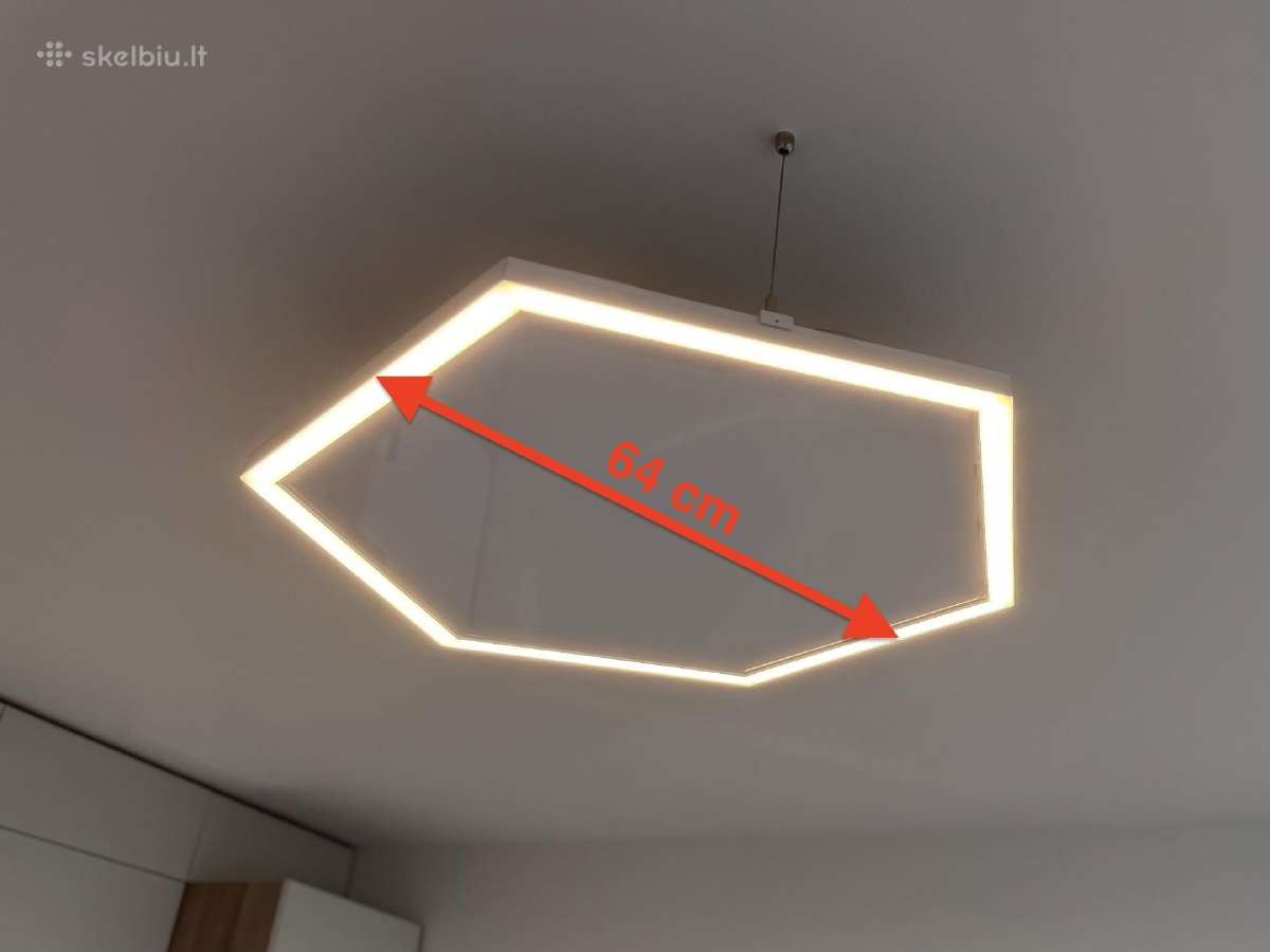 LED šviestuvai su pulteliu ir dimmeriu, 3 vnt. - nuotraukos Nr. 6
