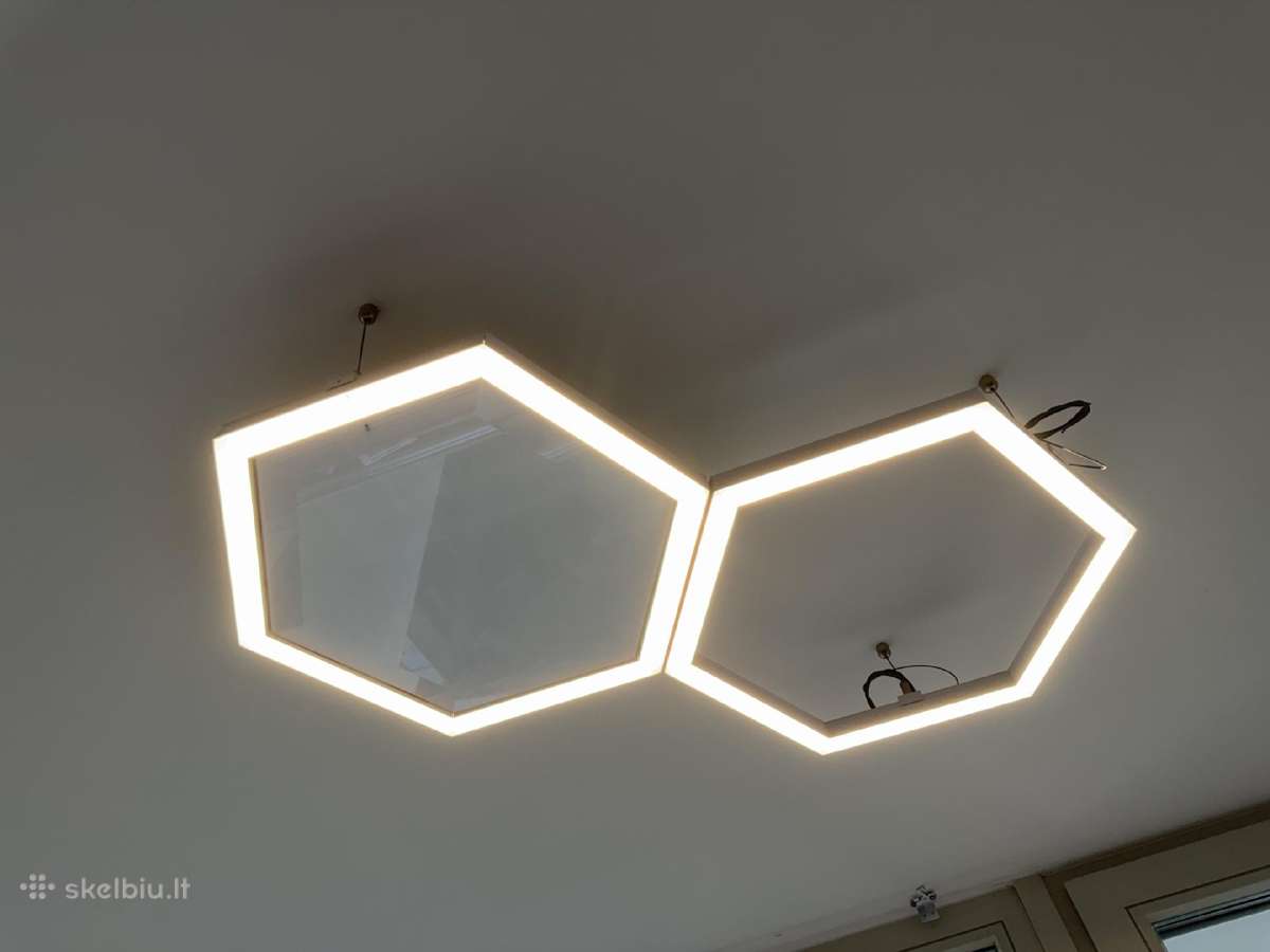 LED šviestuvai su pulteliu ir dimmeriu, 3 vnt. - nuotraukos Nr. 2