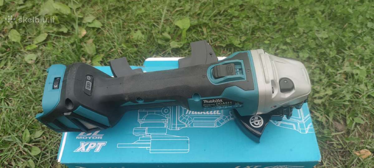 Makita kampinis šlifuoklis Dga511 - nuotraukos Nr. 2