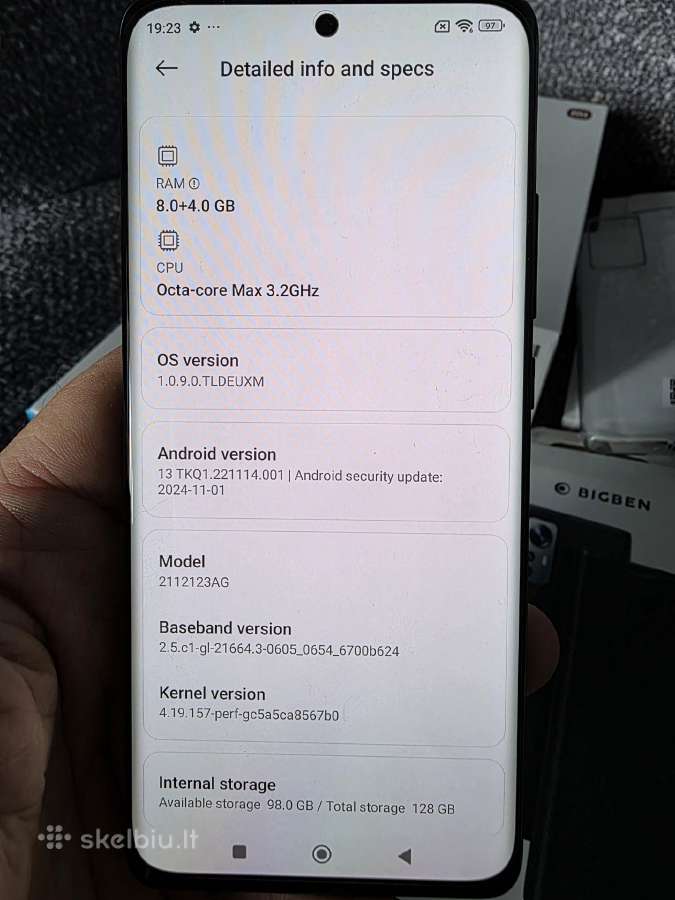 Xiaomi 12x 128gb - nuotraukos Nr. 6