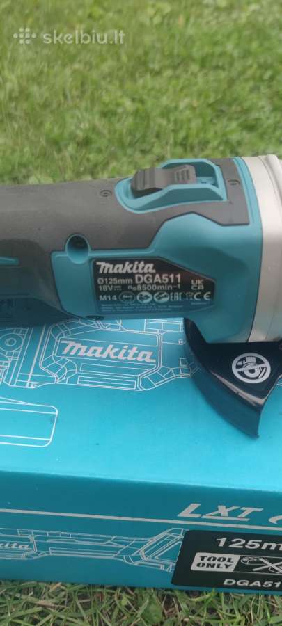 Makita kampinis šlifuoklis Dga511 - nuotraukos Nr. 3