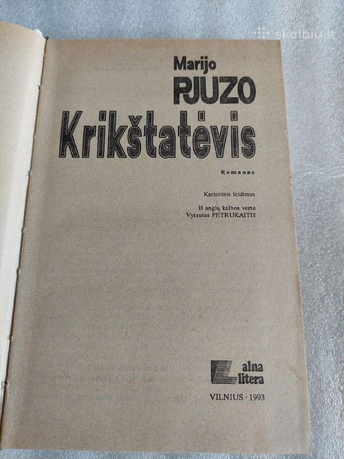Krikštatėvis - nuotraukos Nr. 2