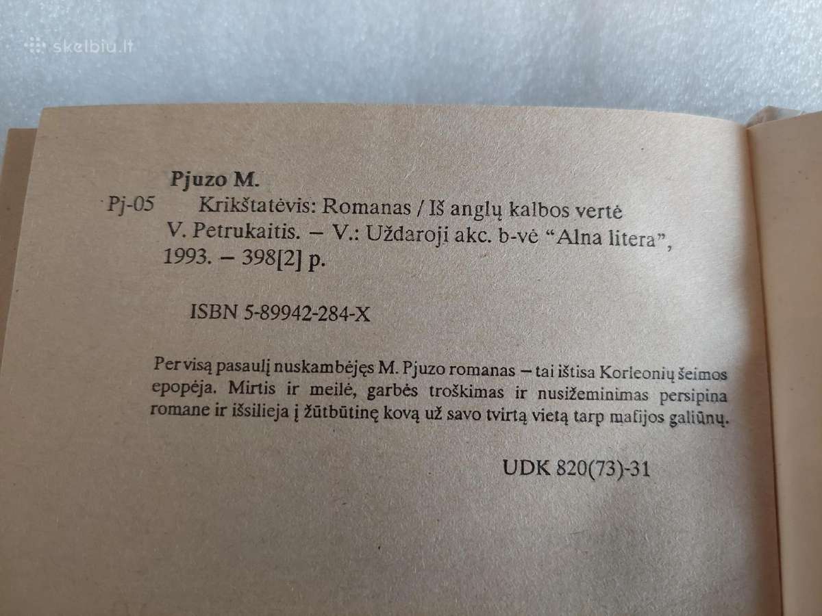 Krikštatėvis - nuotraukos Nr. 3