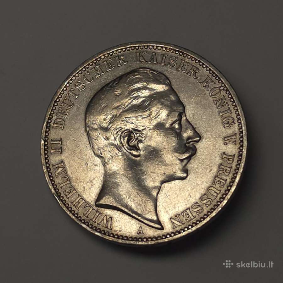 3 Markės 1910 m. Prūsija, Vilhelmas II - nuotraukos Nr. 8