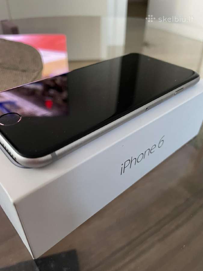 iPhone 6 32gb Space Gray su priedais - nuotraukos Nr. 3