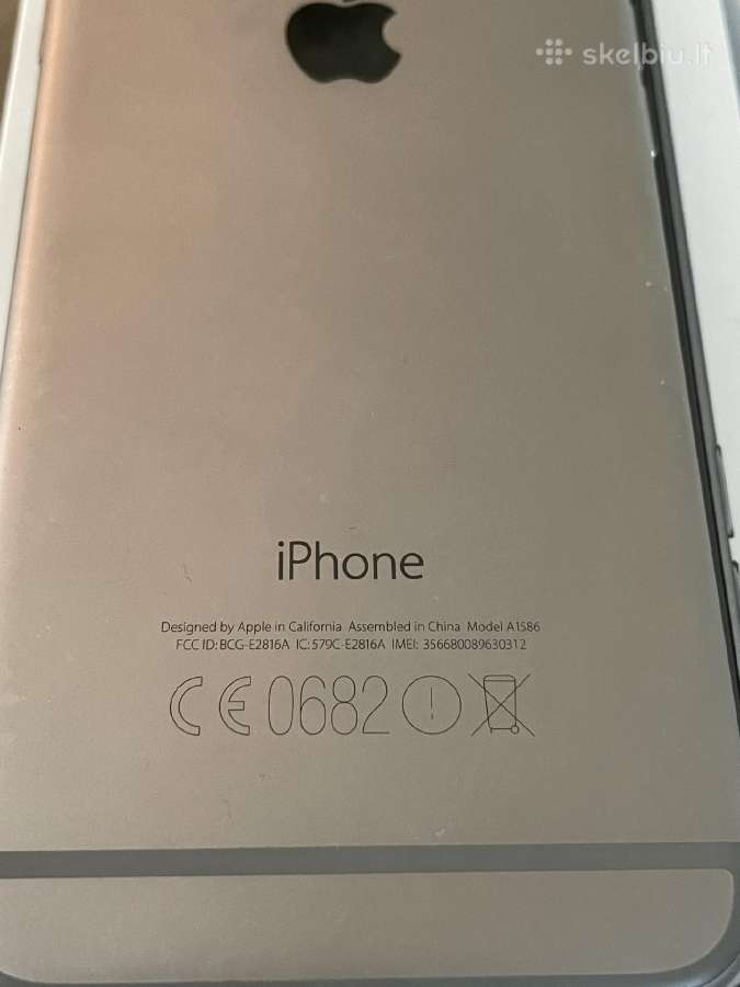 iPhone 6 32gb Space Gray su priedais - nuotraukos Nr. 10