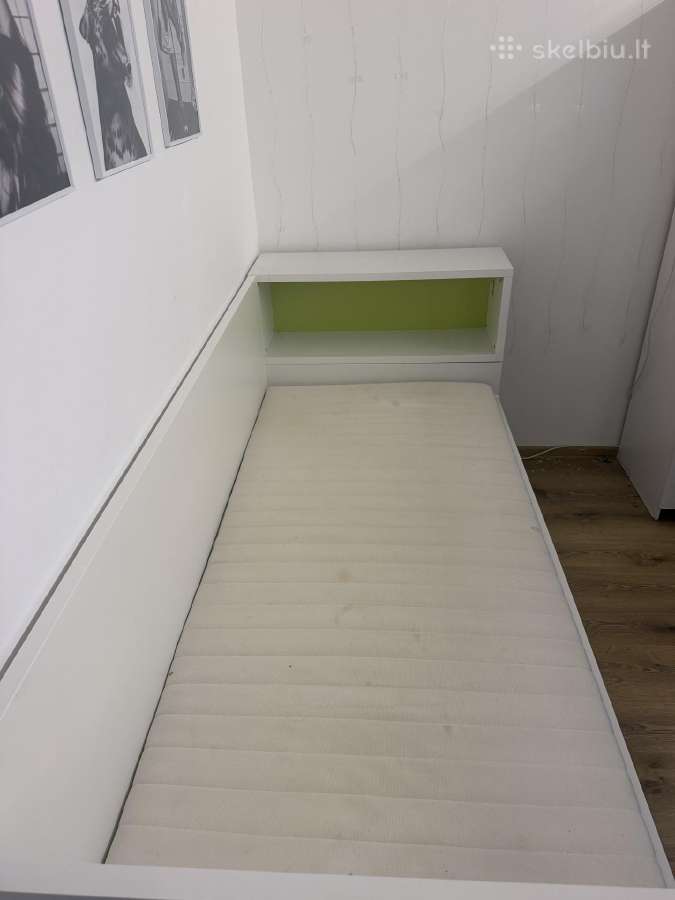 Ikea lova su ištraukiama lova ir 2 čiužiniais - nuotraukos Nr. 2