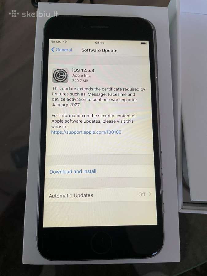iPhone 6 32gb Space Gray su priedais - nuotraukos Nr. 18