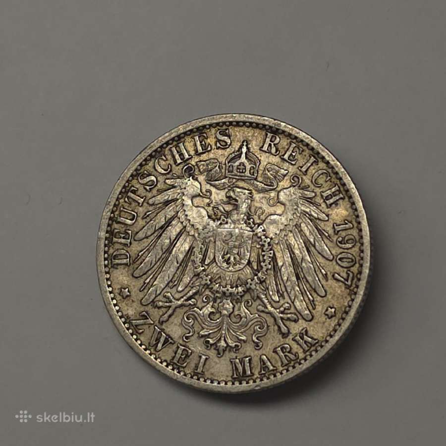 2 Markės 1907 m., Prūsija, Vilhelmas II - nuotraukos Nr. 7