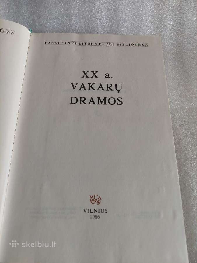 XX a. Vakarų dramos - nuotraukos Nr. 2