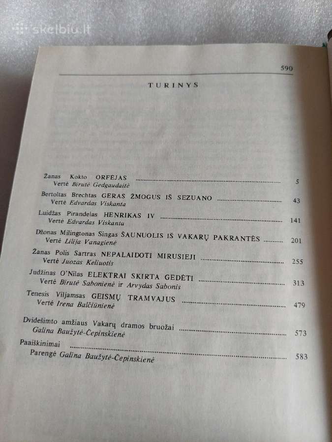 XX a. Vakarų dramos - nuotraukos Nr. 3