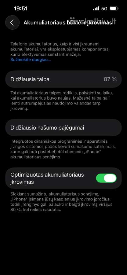iPhone 13 128 GB, Midnight Black metai garantija - nuotraukos Nr. 9