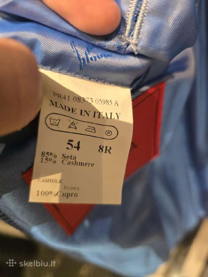 Originalus Isaia Napoli "Gregory" švarkas, - nuotraukos Nr. 5