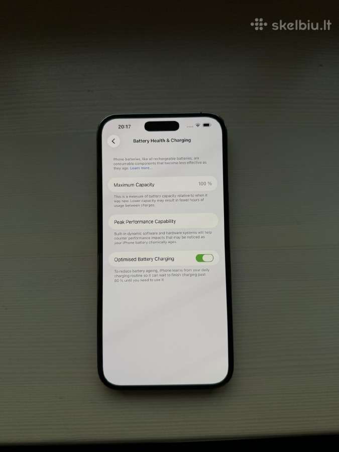 iPhone 14 pro max 128gb 100% battery health - nuotraukos Nr. 2
