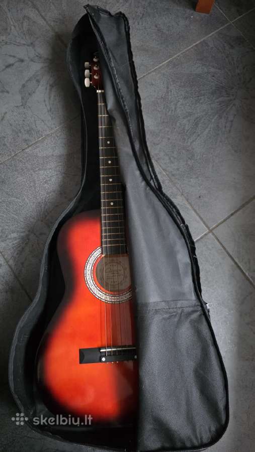 Akustinė gitara „Guson Ag-36 SB“ su dėklu (3/4) - nuotraukos Nr. 2