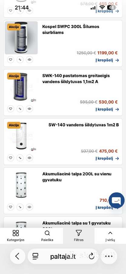 Kospel Swk-140 vandens šildytuvas 220 greitaeigis - nuotraukos Nr. 6