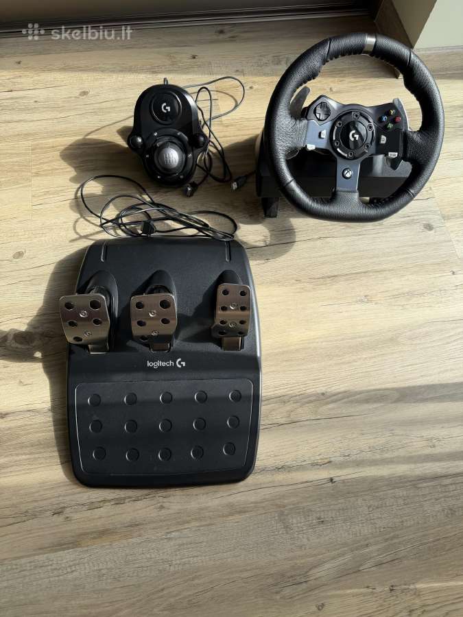 Logitech G920 žaidimų vairas + shifter - nuotraukos Nr. 3