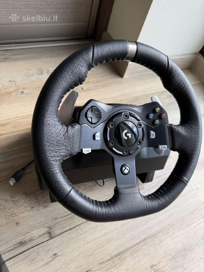 Logitech G920 žaidimų vairas + shifter - nuotraukos Nr. 4