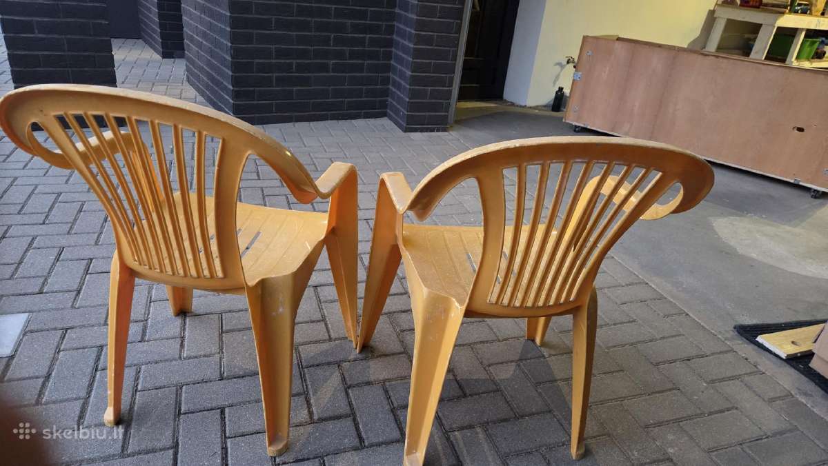 Plastikinės kėdės - nuotraukos Nr. 2