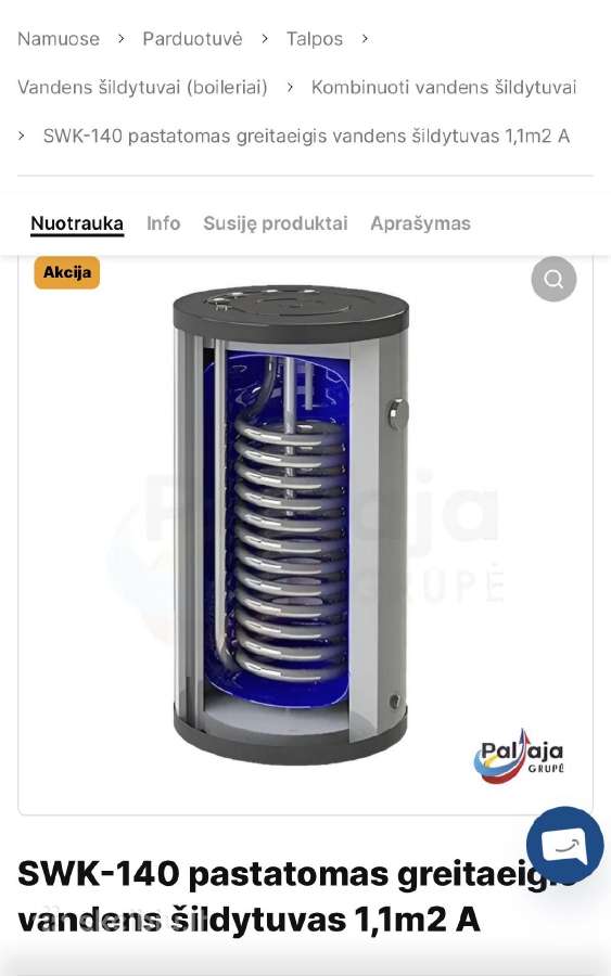 Kospel Swk-140 vandens šildytuvas 220 greitaeigis - nuotraukos Nr. 7