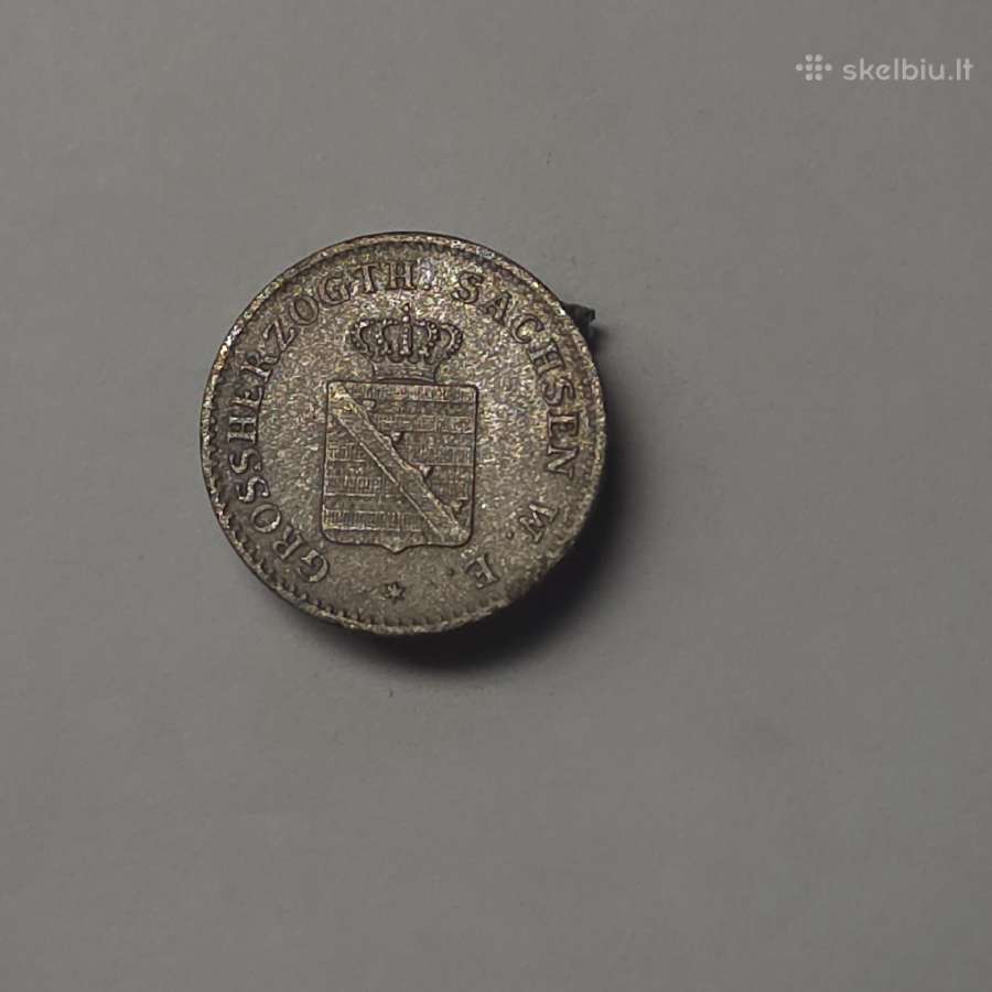 1 Silbergroschen 1840 m. A Saksų-veimaro-eizenacho - nuotraukos Nr. 2