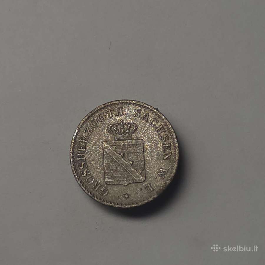 1 Silbergroschen 1840 m. A Saksų-veimaro-eizenacho - nuotraukos Nr. 6