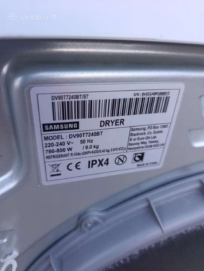 Samsung džiovyklė - nuotraukos Nr. 3