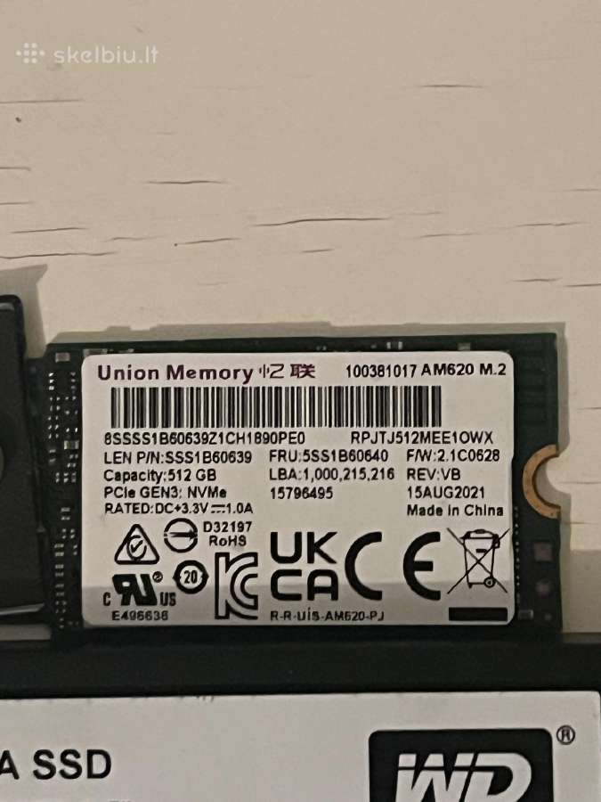 Du 500gb SSD - nuotraukos Nr. 2