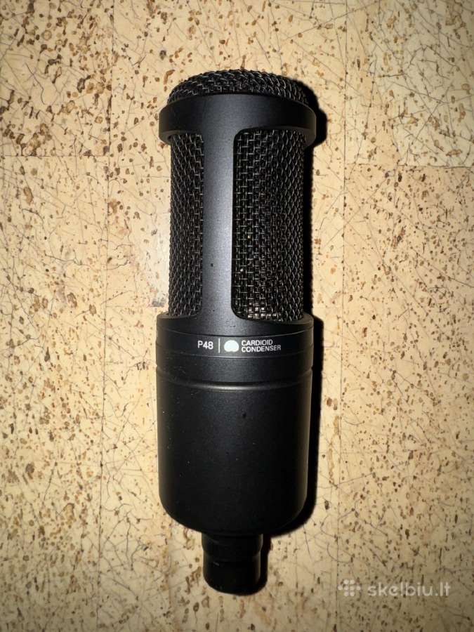 Kondensatorinis mikrofonas Audio-technica At2020. - nuotraukos Nr. 2
