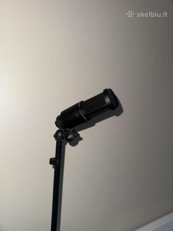 Kondensatorinis mikrofonas Audio-technica At2020. - nuotraukos Nr. 7