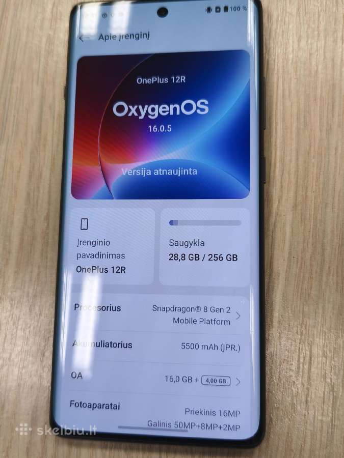 Oneplus 12r 16/256 GB - nuotraukos Nr. 3