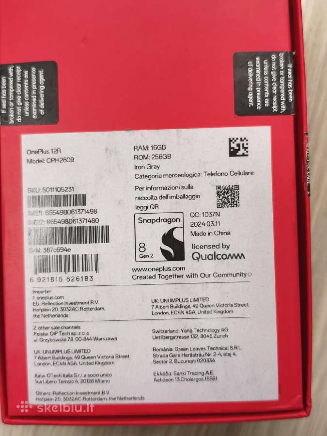 Oneplus 12r 16/256 GB - nuotraukos Nr. 5