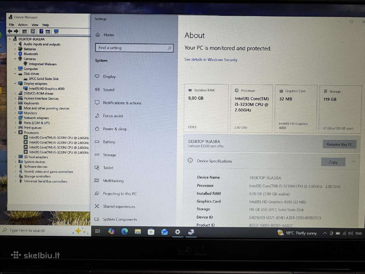 Dell Latitude E5530 - nuotraukos Nr. 4
