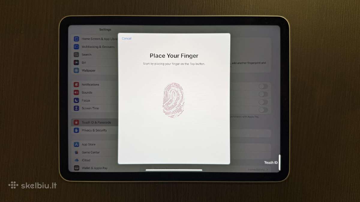 iPad Air 2020 64gb su Apple pencil ir dėklu - nuotraukos Nr. 6