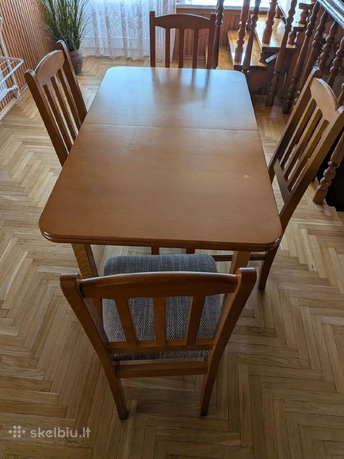 Parduodu stalą ir 4 kėdes - nuotraukos Nr. 3