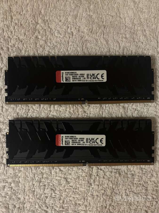 RAM Ddr4 Kingston Fury renegade (2x8gb) 3600mhz - nuotraukos Nr. 2