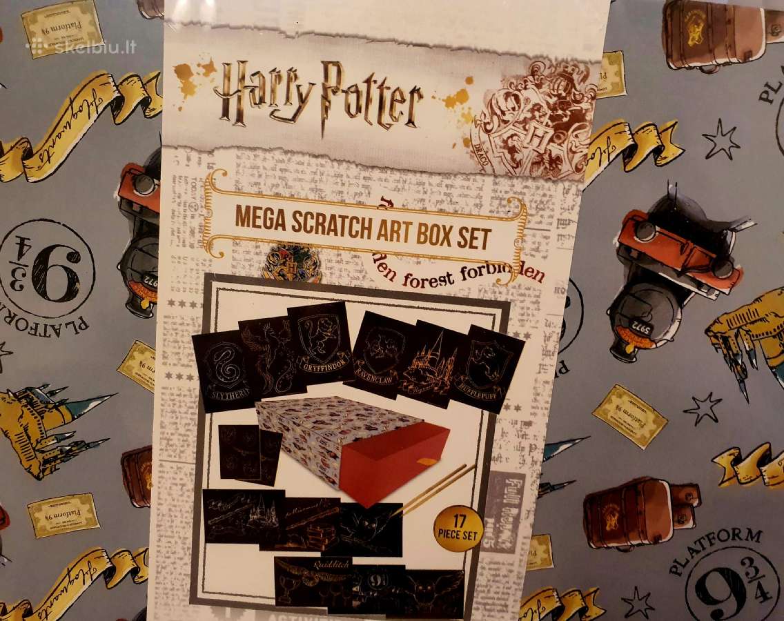 Kūrybinis rinkinys „Harry Potter Mega Scratch Art - nuotraukos Nr. 2