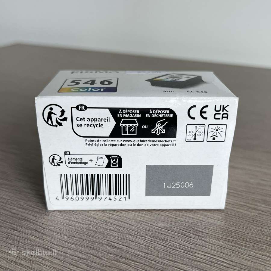 Rašalinio spausdintuvo kasetė Canon Cl-546 - nuotraukos Nr. 3