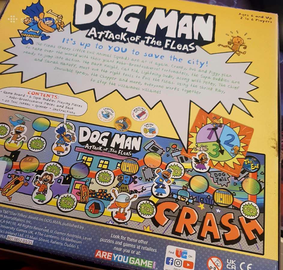 Dog Man: Attack of the Fleas stalo zaidimas - nuotraukos Nr. 3