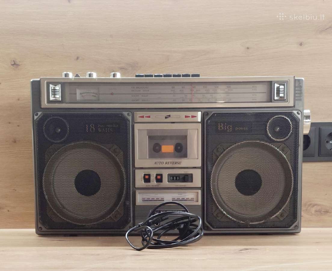 Vintažinis nešiojamas Boombox Trident CX 457 F - nuotraukos Nr. 2