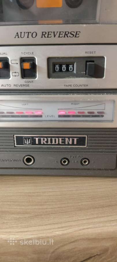 Vintažinis nešiojamas Boombox Trident CX 457 F - nuotraukos Nr. 5
