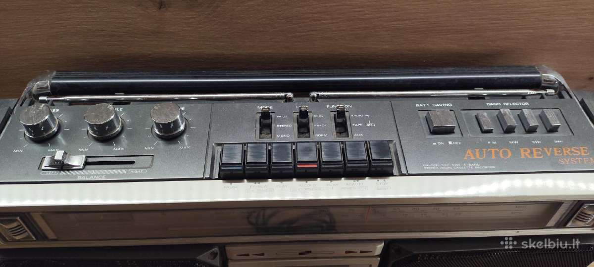 Vintažinis nešiojamas Boombox Trident CX 457 F - nuotraukos Nr. 6