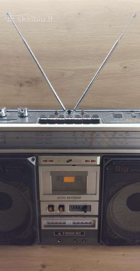 Vintažinis nešiojamas Boombox Trident CX 457 F - nuotraukos Nr. 7