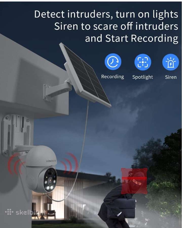Lauko vaizdo stebėjimo kamera Xiaovy Outdoor p6+ - nuotraukos Nr. 4