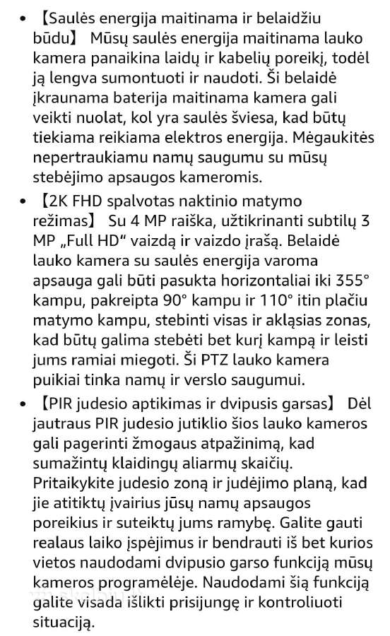 Lauko vaizdo stebėjimo kamera Xiaovy Outdoor p6+ - nuotraukos Nr. 6