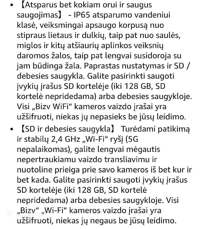 Lauko vaizdo stebėjimo kamera Xiaovy Outdoor p6+ - nuotraukos Nr. 7