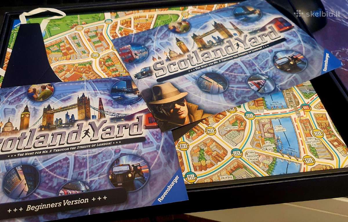 Scotland Yard: The Hunt for Mr. X „katės ir pelės“ - nuotraukos Nr. 2