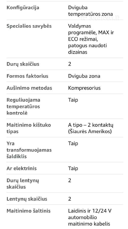 Automobilinis šaldytuvas 50l - nuotraukos Nr. 5