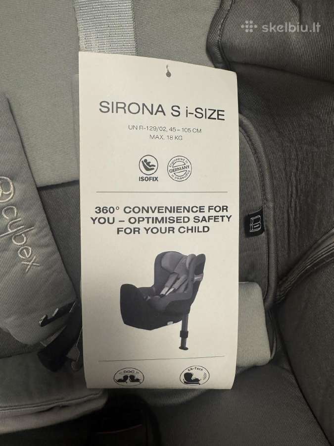 Cybex Sirona S i-size 360 automobilinė kėdutė - nuotraukos Nr. 2